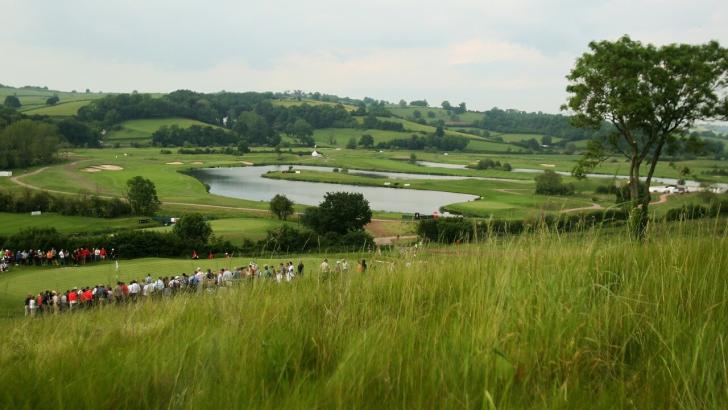 The TwentyTen course at Celtic Manor runs along the Usk Valley in south Wales